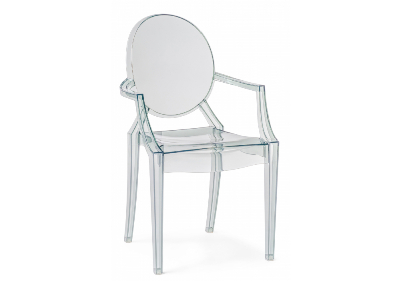 Пластиковый стул Luis gray (54x54x92). 