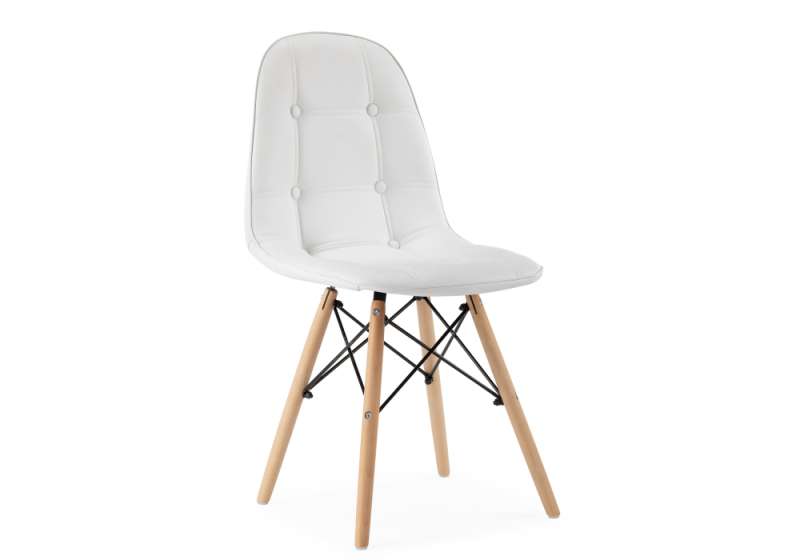 Стул деревянный Kvadro white (45x49x85). 