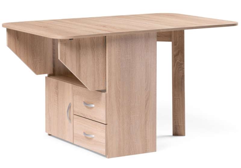 Стол деревянный Стол-тумба 130,2х80,2х75,1 дуб сонома (80,2x75,1). 